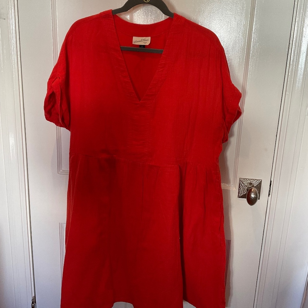 Universal Thread tomato red short sleeved dress, XL